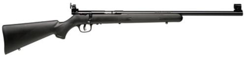 savage mark ii fvt bolt 22 lr 21" barrel, synthetic black stock blued, 5rd