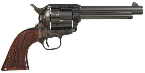 taylor's gambler 357 mag 5.5" 6rd walnut grip ch blued