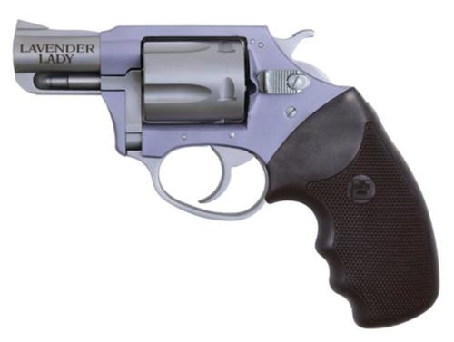 charter arms lavender lady undercover lite, .38 special, 2" barrel, 5rd, stainless/lavender