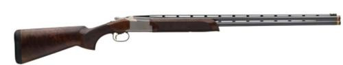 browning citori 725 sporting full size 410 ga break open 3" 2rd 30" polished blued over/under vent rib barrel, silver nitride steel receiver, fixed...