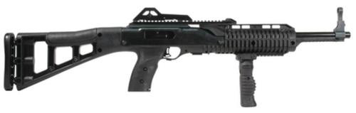 hi-point carbine sa 45 acp 17.5" barrel, synthetic stock black, fwd fold grip, 9rd