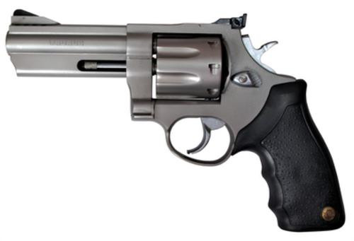 taurus 608 standard 357 mag 4" ported barrel, adjustable sight, rubber grip ss finish, 8 rounds