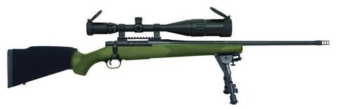 mossberg patriot pkg night train rifle od green / matte blued .308 win, 22", 5rd