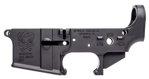 spikes tactical pipe hitters union joker stripped lower receiver, multi cal