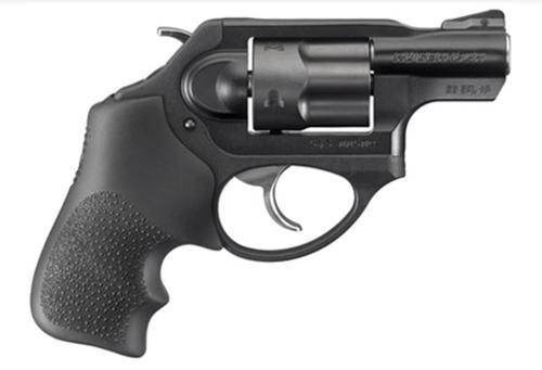 ruger lcr double action revolver 38 special, hogue grip, 5rd