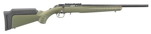ruger american rifle predator bolt 22lr 18" threaded,  synthetic odg stock blued,  10 rd