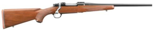 ruger m77 hawkeye compact 7mm-08 remington 16" satin blue barrel american walnut stock 4rd