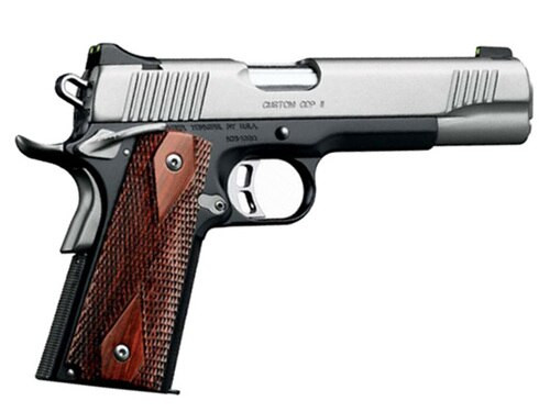 kimber custom cdp ii 1911 full size 45 acp, 5" barrel, matte finish, night sights, 7 rounds, california compliant