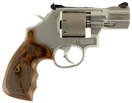 smith & wesson 986 performance center sa/da 9mm, 2.5", 7rd, wood grip