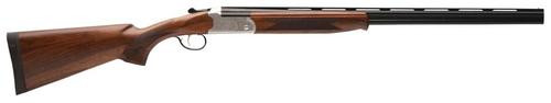 savage stevens model 555 enhanced over/under .410 ga 26" barrel laser engraved ejectors manual safety walnut stock