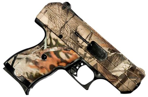 hi-point firearms model c-9, compact, 9mm, 3.5" barrel, woodland camo finish, 3 dot adjustable sights, 8rd, 1 magazine