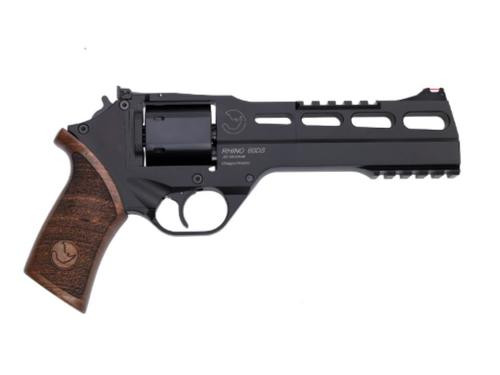 chiappa rhino 60ds, .357 mag, 6" barrel, adjustable rear sight and fiber optic front sight 6rd