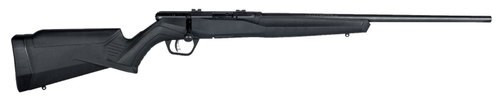 savage b22 magnum f bolt 22 wmr 21" barrel, synthetic black stock black, 10rd