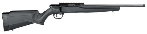 savage b22 magnum fvsr bolt 22 wmr 16.25" barrel, synthetic black stock black, 10rd