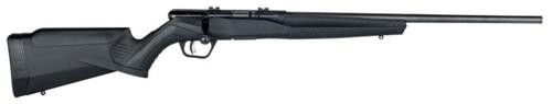 savage b17 fv bolt 17 hornady magnum rimfire (hmr) 21" barrel, synthetic black, 10rd