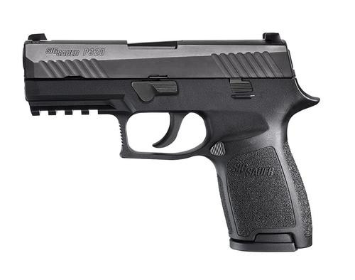 sig p320 compact, 9mm, 3.9", 10rd, ma compliant, black 