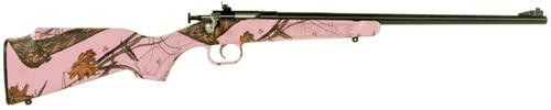 keystone sporting arms, crickett, generation 2, bolt, youth, 22 lr, 16.125", mossy oak pink blaze, matte blued, synthetic