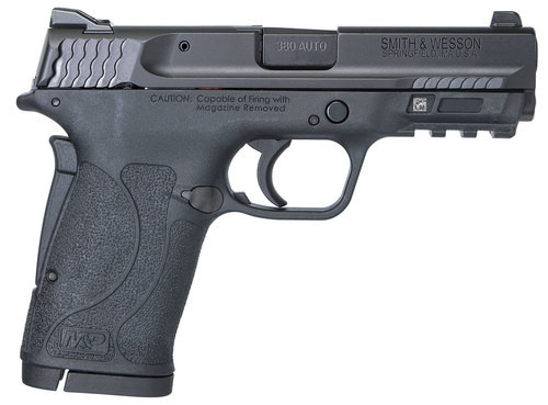 smith & wesson m&p shield ez .380 acp, 3.6" barrel, black, no thumb safety, 8rd