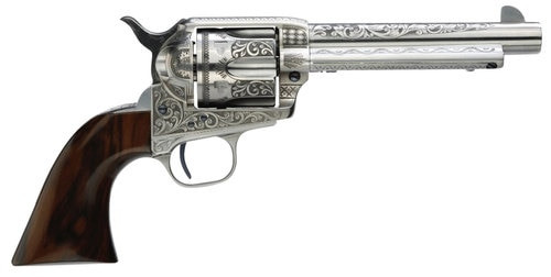 taylor's 1873 cattleman photo engraved single action army saa 45 colt 5.5" barrel