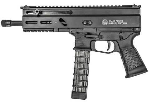 grand power stribog sp9a1 gen2 9mm, 8" barrel,  hardcoat anodized, m-lok rail, 3x30rd mags