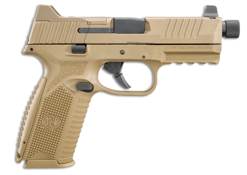 fn 509 tactical 9mm, 4.5" barrel, night sights, flat dark earth, 17rd/24rd