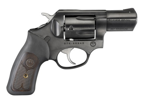 ruger sp101 357 magnum, 2.25" barrel, blued finish, 5rd