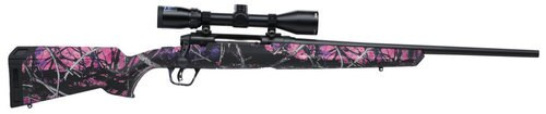 Savage Axis Ii Xp Compact 243 Winchester With 3X9X40 Scope 20" Barrel Synthetic Muddygirl 4 Rd