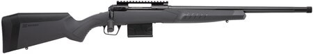 savage 110 tactical, 308win/762nato, 24" threaded barrel, black barrel and action, gray polymer stock, 10rd,