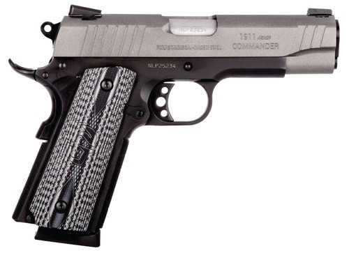taurus 1911 commander 45 acp 4.2" barrel gray vz grip gray cerakote slide 8rd mag