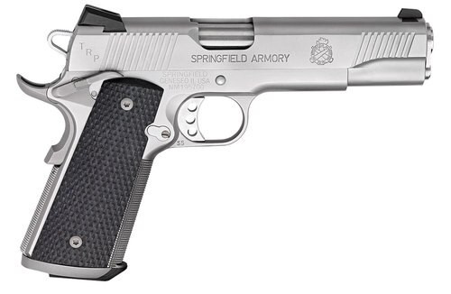 springfield 1911 trp, 45 acp, 5" barrel, 7rd, stainless steel