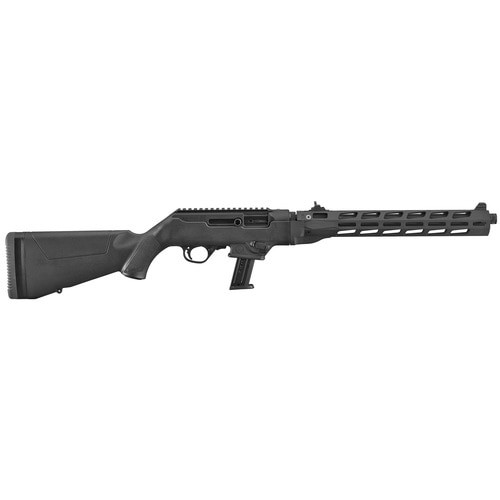 ruger pc carbine m-lok ghost ring sight 9mm, 16" threaded barrel, m-lok handguard, 17rd