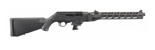 ruger pc carbine m-lok 9mm, 16" black hardcoat anodized, sr series mag, *ca compliant* 10rd mag