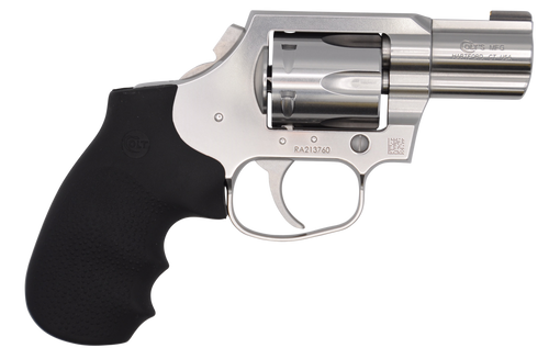 colt king cobra carry revolver 357 mag/38 special 2" ss barrel black hogue overmolded grip