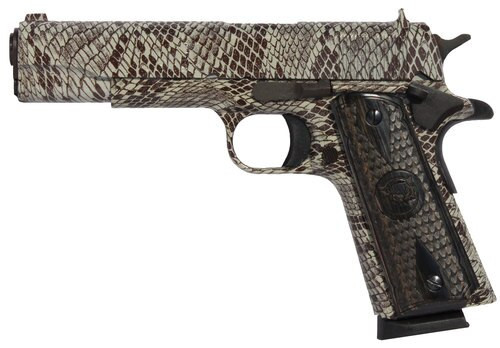 iver johnson 1911 a1 government, .45 acp, 5", 8rd, copperhead snakeskin
