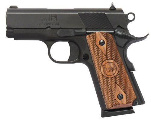 iver johnson 1911 thrasher office, .45 acp, 3.1" barrel, 7rd, black