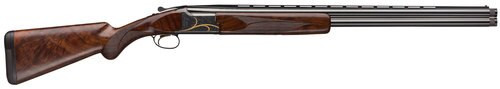 browning citori grand lightning 12 ga, 3" chamber 28" barrel, gloss black walnut, engraved black rec, gold accents, 2rd