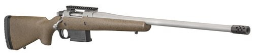 ruger hawkeye long-range hunter 6.5 creedmoor, 22" barrel, speckled black/brown laminate, 5rd