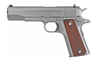 colt o1911c-ss government 45acp, 5" barrel, stainless steel