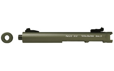 tactical solutions pac-lite ruger mark i,ii,iii, 4.5" matte od barrel 22lr