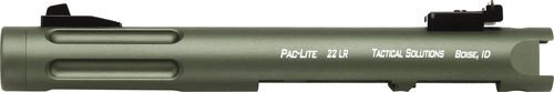tactical solutions pac-lite ruger mark i,ii,iii, 4.5" fluted matte od barrel 22lr