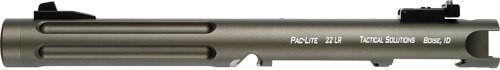 tactical solutions pac-lite ruger mark iv, 6" fluted matte od green barrel 22lr