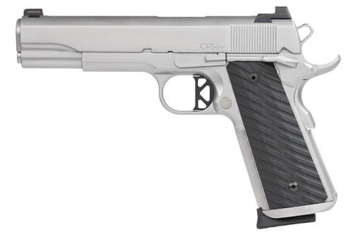 dan wesson valor .45 acp, tritium front, serrated rear, stainless steel, 8rd