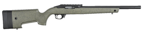bergara bxr .22 lr, 16.5" barrel, right-handed, black, green w/ specks, 10rd