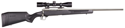 savage 110 apex storm 6.5 prc, 24" sporter barrel, black, vortex 3x9-40 scope, 3rd box mag