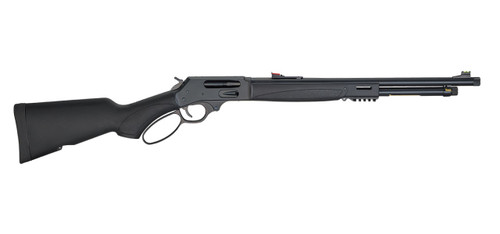 henry lever action x .45-70 govt, 19.8" barrel, side gate, black, 4rd