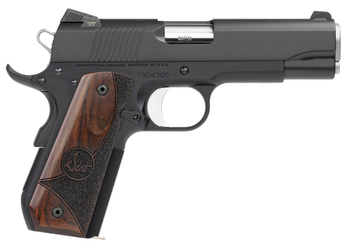 dan wesson guardian 9mm, 4.25", wood grips, 9rd