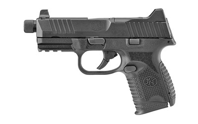 fn fn509 compact tactical 9mm, 4.32" threaded barrel, black, suppressor-height night sights, optics ready, 3x10rd mags