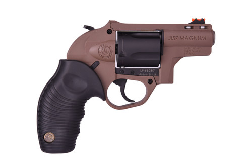 taurus 605 protector polymer .357 magnum/38 special black / brown 2" barrel 5 shot
