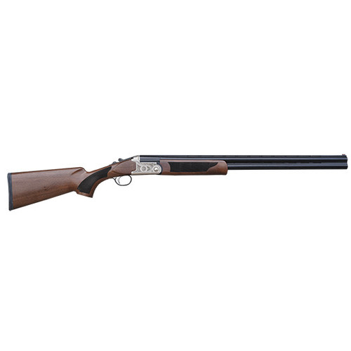 pointer crius, sporting shotgun, over/under, 12 gauge, 3" chambers, 28" barrels, boss black, walnut furniture, fiber optic front sight, 2rd, includes...