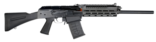 jts m12ak t1 black 12 ga, 18.7" barrel, 3", black, fixed stock m-lok rail, 5rd
